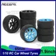 1.9 Inch 65mm Wheel Tyres Tires 12mm Hex Blue Rim Durable Rubber for 1/10 on Road RC Racing Car