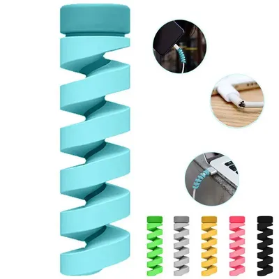 20Pcs Charging Cable Protector Saver Cover For Apple iPhone USB Charger Cable Cord Adorable Protective Sleeve For Phones Cable