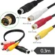 Audio Cable 4 Pin S-Video to 3 RCA Female TV Adapter Cable for Laptop with Female RCA Port and 4 Pin