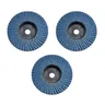 3Pcs 3 Inch Flat Flap Discs 75mm Grinding Wheels Wood Cutting For Angle Grinder Discs Sanding Discs