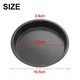 6-10In Microwave Oven Pan Chip Tray Dish Pizza Bacon Baking Non-stick Cook Tray Mold Baking Tool