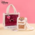 Disney Chip Lotso Plush Crossbody Bags Cartoon & Cute Handbag Women Large-Capacity Crossbody