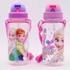 Disney Mickey Mouse Cartoon cups With straw kids snow White cars frozen Sport Bottles girls Princess