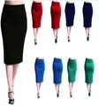 Pencil Skirt for Ladies Medium Length Slim Sexy Summer European American Dress Women Straight