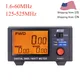 NISSEI DG-503 Digital SWR Power Meter 1.6-525Mhz Short Wave UV Standing Wave Tester 3.5 inch LCD