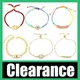 FLOLA Clearance Bracelets / Gold Plated Cuban Link Evil Eye Bracelets for Women Paperclip Chain