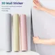 Thickened 3d Self Adhesive Wallpaper Bedroom Sticker Waterproof Home Decor Peel and Stick Solid Foam