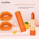 Carrot Lipstick Hydrating Fashionable Smooth Energetic Bright Colors Long-lasting Lip Beauty