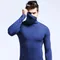 2023 nuova maglietta da corsa camicia di compressione da uomo allenamento fitness maglietta a maniche lunghe palestra allenamento top magliette muscolari