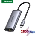 UGREEN 2.5G USB Ethernet Adapter 2500Mbps USB RJ45 Thunderbolt 3 Lan Type-C to 2.5 Gigabit for