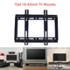 1Pc Black 14-43Inch TV Mounts LCD LED Monitor Wall Mount Bracket Fixed Flat Panel TV Frame Thickness