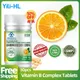 Vitamin B Complex Tablets 30pcs Vitamins B1 B2 B6 B12 Folic Acid Daily Nutritional Supplements for