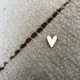 Tiny Gold Plated Heart Enamel Pin Gold Plated Wedding Love Badge Brooche Small