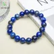 Natural No Dyed Lapis Lazuli Stone Bracelets Handmade Beads Depression Anti Anxiety Stress Relief