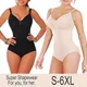 Womens Bodysuit Shapewear Slimming Tummy Control Full Body Shaper Panty Clip & Zip with Bra Fajas