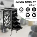 New Salon Rolling Cart Hairdressing Tool Storage Trolley 5 Drawers Large Capacity Moveable Station