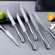 4/6/8 Pcs Steak Knife Set Stainless Steel Blade Kitchen Knives Seamless Handle Sharp Dinner Knife