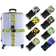 Fashion Printing Luggage Buckle Strap Baggage Belt Packing Belt Adjustable Suitcase Belts Cross