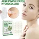 144Pcs Acne Pimple Patches Translucent Matte Hydrocolloid Salicylic Acid Tea Tree Oil for Inflamed