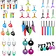 Sensory Chew Necklace Pack Silicone Chew Pendant Training and Development Toy Chew Necklace for