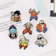 New 16 style Dragon Ball Enamel Pin Anime Action Figure Badge SonGoku Master Roshi Piccolo Lapel Pin