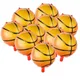 BESTOYARD 18inch Basketball Balloons Aluminum Foil Balloon Party Supplies for Birthday World Game