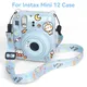 For Fujifilm Instax Mini 12 Photo Bag Transparent Protective Case Photo Storage Bag Shell Crystal