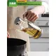 KAWASIMAYA Glass Oil Jug Household Kitchen Leakproof Oil Can Jug with Scale Aroma Oil Soy Sauce