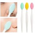 Beauty Skin Care Wash Face Silicone Brush Exfoliating Nose Cleaner Blackhead Removal Brush Tool