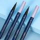 Ultra Thin Silky Matte Liquid Eyeliner Waterproof Non Smudging Lasting Black Brown Lying Silkworm