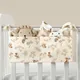 Baby Crib Storage Bag Stroller Hanging Dual Pocket Portable Multifunction Bag Toddler Diaper Storage