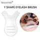 1 Pack Y Shape Brush for Lash Lift Eyelash Perming Setting Brow Lamination Semi-permanent Eyebrow