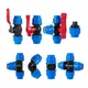 1Pcs With Handle Ball Valve Joint Controller Metal Plastic Core Pneumatic Connector Pipe Fittings