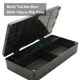 Multi-Function Fishing Box Fishing Rig Board Box With Rig Pins 22 Compartments Of Various Sizes For