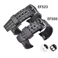 for Casio Edifice Series Strap EF-550/EF523 Rubber Watch Straps for Casio EF550 Diving Sport