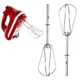2pcs Hand Mixer Attachments Cordless Egg Whisker Hand Push Stainless Steel Egg Beater Tool