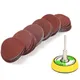 SenNan 60pcs-Set 2 Inch Sanding Discs Pad Kit for Drill Grinder Rotary Tools with Backer Plate