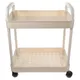 Plastic Movable with Handle Multi-Tier Rolling Cart Trolley Rolling Cart For Nursery Trolley Cart