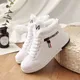 New Women's Sneakers Fashion Casual Thick Bottom Plus Warm High-top Sports Shoes for Women