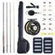 Goture Fly Fishing Rod Set 5/6 7/8 9FT Carbon Fiber Fly Rod with Line Lures Reel for Trout Carp