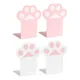 for Creative for Cat Paw Book Ends Stand Metal Bookends Non Skid Sturdy for Students Store Books