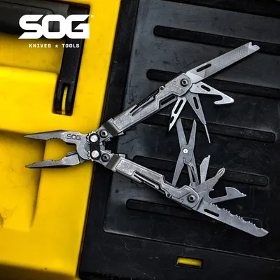 SOG 18 in 1 PowerPint Multi-Tool Pliers Mini EDC Fishing Folding Hand Tools Outdoor Survival Camping