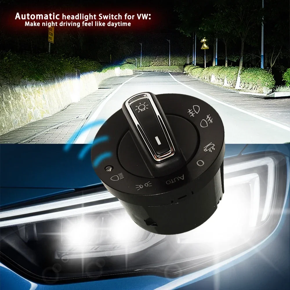 Auto Faro Lampada Interruttore di Controllo Modulo Sensore di Luce per VW Golf 7 6 MK6 Mk7 Jetta MK5 Tiguan MK2 Passat Tuning Polo Santana