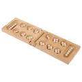 Game Mancala Board Chess Games African Kids Wood Checkers Wooden Travel Folding Set Family Toy