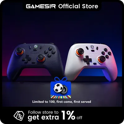 GameSir Nova Lite Wireless Switch Controller Bluetooth Gamepad with Hall Effect for Nintendo Switch