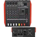 Super L4 Mixer DJ a 4 canali amplificatore di potenza da 800W Console di missaggio audio Stereo