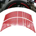 16pcs adesivi per cerchioni per pneumatici per Auto da moto 17 "18" adesivi per pneumatici con ruote