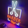 Insegna al Neon per parrucchieri insegna a Led per taglio di capelli da parete insegna al Neon a
