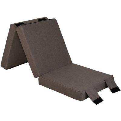 Gäste-Z-Bett für das Wohnzimmer, dreifach faltbare Futonmatratze mit Befestigungsgurten, Image