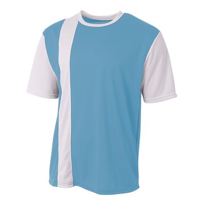 A4 NB3016 Athletic Youth Legend Soccer Jersey T-Shirt in Electrc Blue/White size XL | Polyester A4NB3016